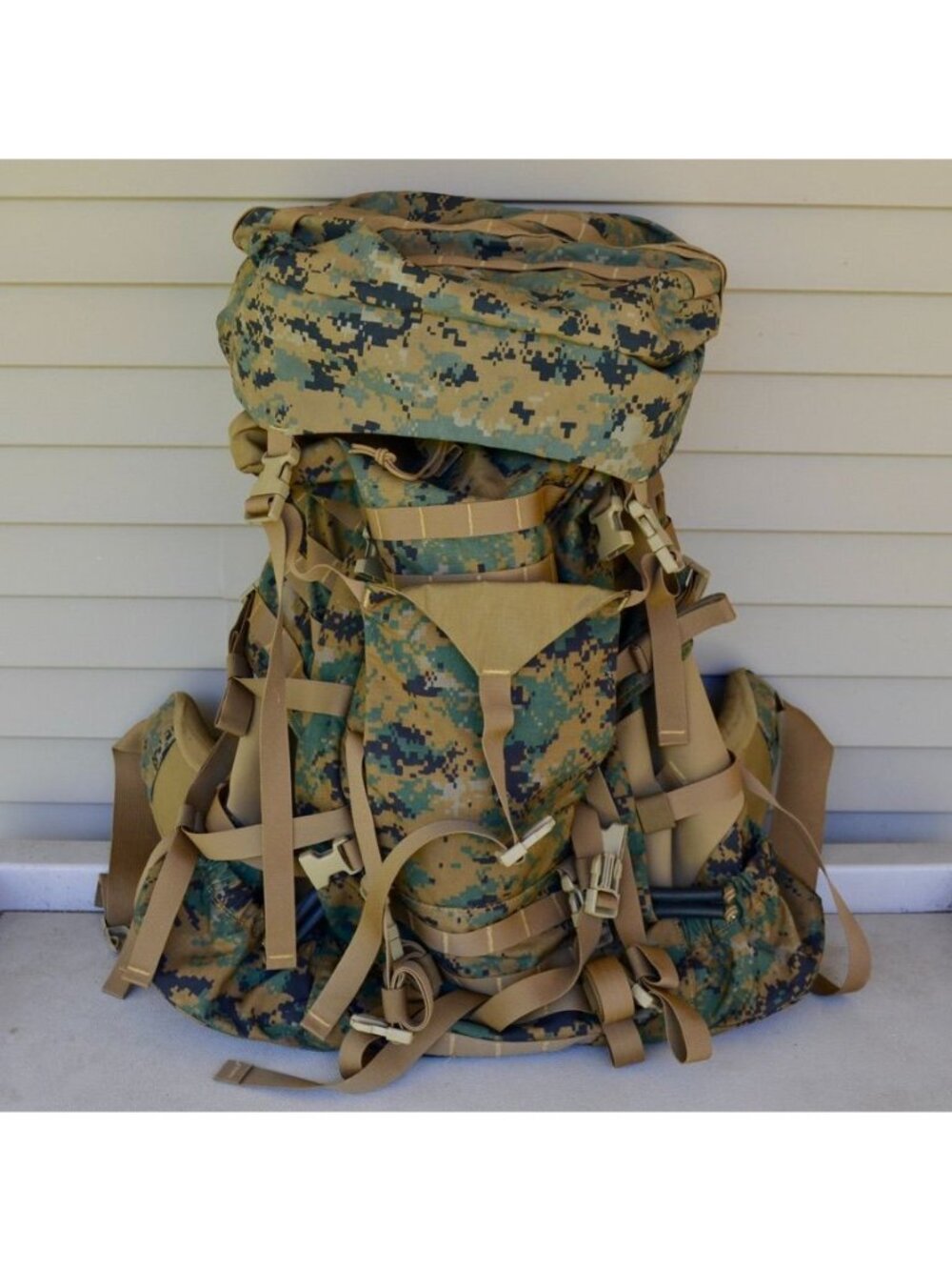 USMC Gen II Main Pack ILBE Rucksack MARPAT Woodland Camo Generation 2 w/ Lid